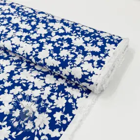 Viskos STRETCH Flowers cobalt