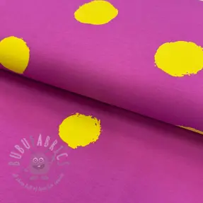 Jersey Big dots fuchsia