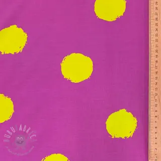 Jersey Big dots fuchsia