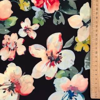 Viskos RADIANCE Manuela black digital print