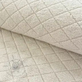 Kappmaterial TEDDY Diamond beige