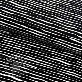 Jersey Stripes black ORGANIC