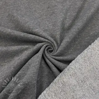 Kardat sweatshirttyg grey melange