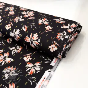 Viskos LUREX Flowers black
