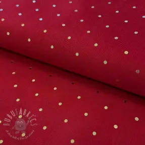 Manchester FOIL GOLD Dot red