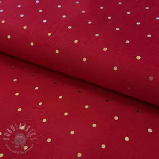 Manchester FOIL GOLD Dot red