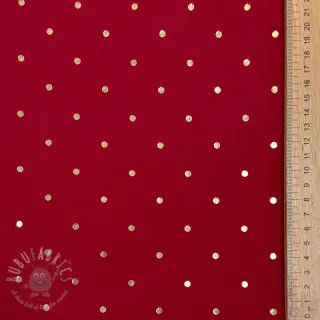 Manchester FOIL GOLD Dot red
