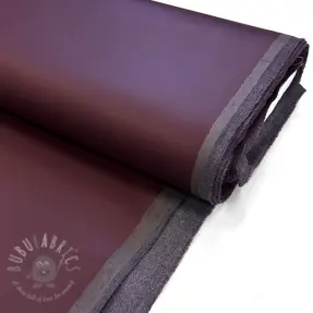 Konstläder för kläder LEATHER burgundy