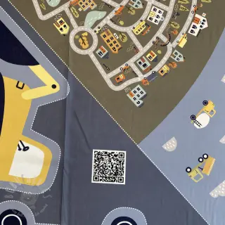 Bomullstyg Cars PANEL digital print