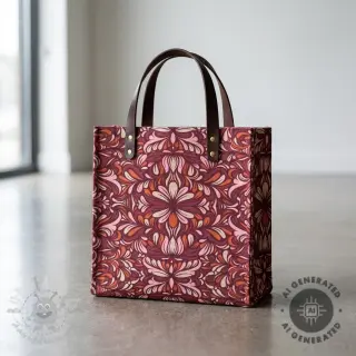 Dekorationstyg Boho rosewood
