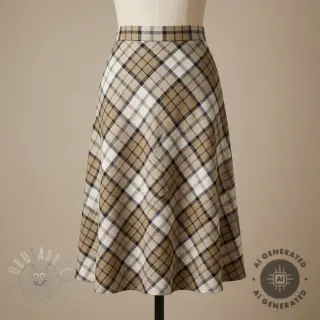 Scottish RECYCLED Checks ecru