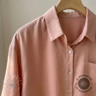 TENCEL med lin old salmon
