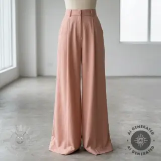 TENCEL med lin old salmon