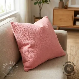 Dubbelgasväv/muslin soft rose ORGANIC