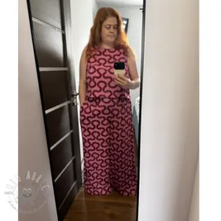 Viskos STRETCH Abstract pink