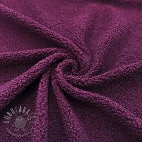 Kappmaterial TEDDY aubergine
