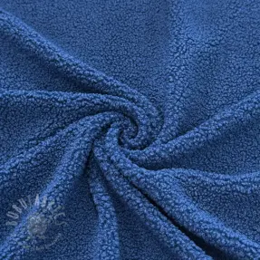 Kappmaterial TEDDY cobalt