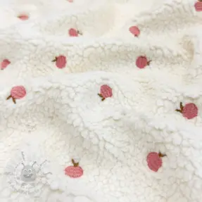 Kappmaterial TEDDY JACQUARD EMBROIDERY Patches