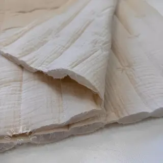 Dubbelgasväv/muslin STEPPED Bows natural