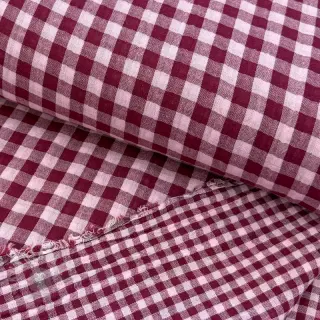 Dubbelgasväv/muslin YARN DYED Stripes and checks design F