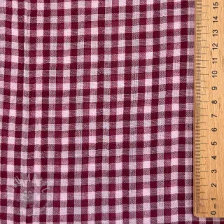 Dubbelgasväv/muslin YARN DYED Stripes and checks design F