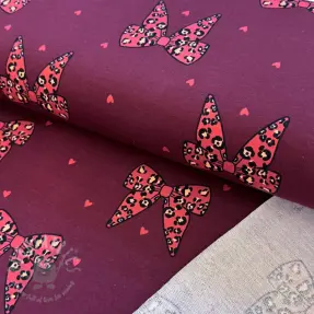 Sweatshirttyg Animal skin bows design B