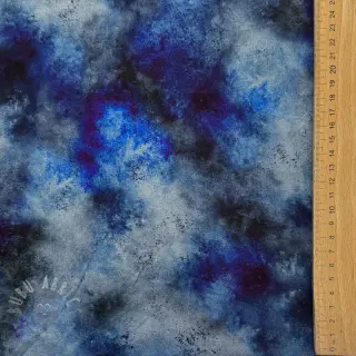 Sweatshirttyg TIE-DYE blue digital print