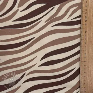 Kardat sweatshirttyg Animal skin brown SIMPLY NATURAL