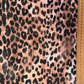 Kardat sweatshirttyg Animal skin brown digital print