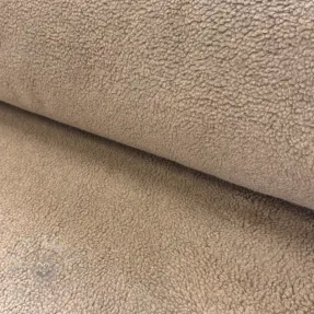 Kappmaterial TEDDY BEIGE MELANGE