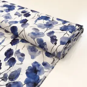 Viskos RADIANCE Galia blue digital print