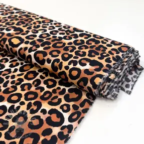 Viskos RADIANCE Panthera brown digital print