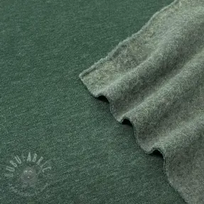Kardat sweatshirttyg JOGGING dark green melange