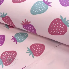 Kardat sweatshirttyg JOGGING Strawberries pink