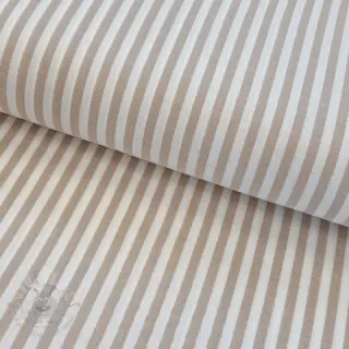 Dubbelgasväv/muslin YARN DYED Summer stripe beige