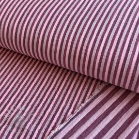 Dubbelgasväv/muslin YARN DYED Stripes and checks design B