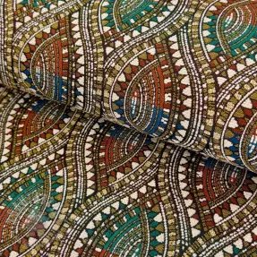 Dekorationstyg jacquard Yetu multico