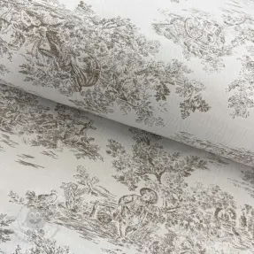 Dekorationstyg jacquard COLLINE allover lin