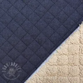Vadderat tyg DENIM dark blue