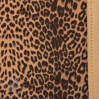 Kappmaterial TEDDY SUEDE Panther LEO light brown
