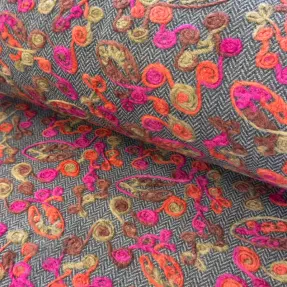 Kappmaterial WOOL Retro
