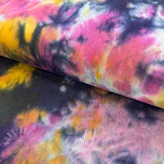 JEANS TIE DYE HEAVY fuchsia