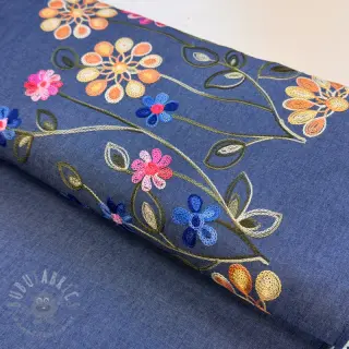 JEANS EMBROIDERY BORDER design B