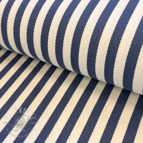 Dekorationstyg Herringbone striped jeans