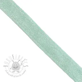 Kantelastik glitter 20 mm mint