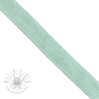 Kantelastik glitter 20 mm mint