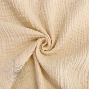 Dubbelgasväv/muslin cream