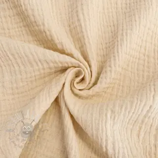 Dubbelgasväv/muslin cream