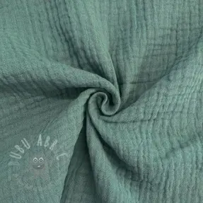 Dubbelgasväv/muslin green