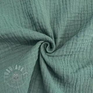Dubbelgasväv/muslin green